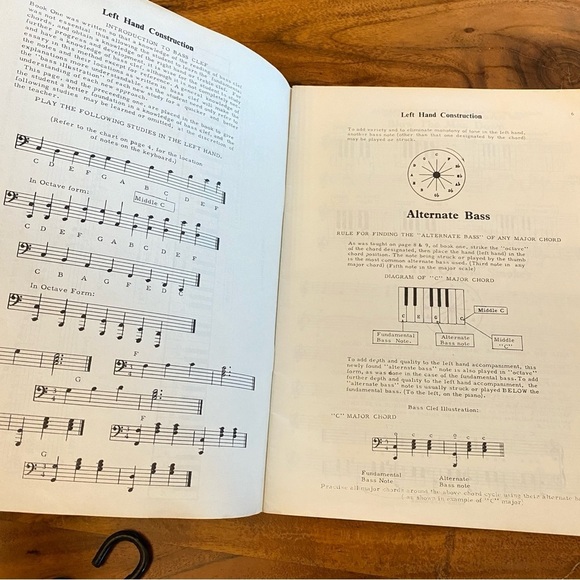 Old 1950s Vintage Piano Chords Playing Book- Vintage Music Book 36pg - Picture 11 of 14